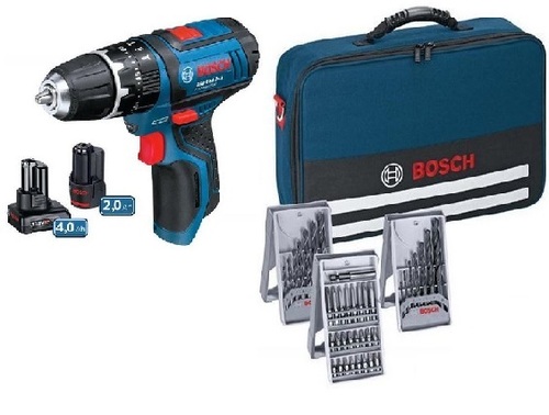 מקדחה/מברגה 12V עם 40 אביזרים במתנה!