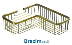 סבוניה רשת פינתית WT-200B זהב מט