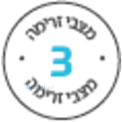 שרטוט מידות של מערכת רחצה נוגה NOGA (מזלף+צינור+תופסן) דגם 10007CP6-3G מבית מיובי.