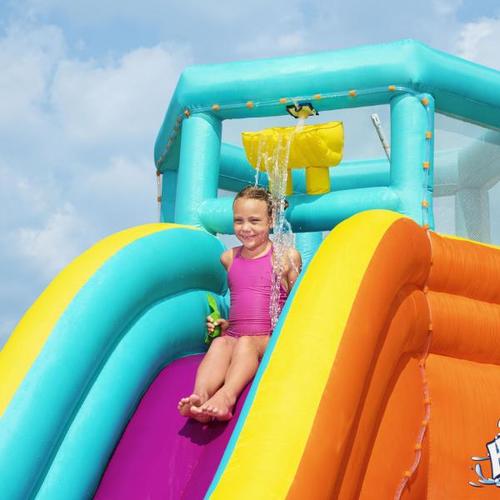פארק מתנפח לילדים מגלשה ארוכה דגם מגדל  BESTWAY 53385 TIDAL TOWER