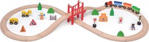 סט רכבת עץ 39 חלקים מבית Viga