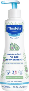 קרם גוף לתינוקות וילדים | 300מ''ל | מוסטלה