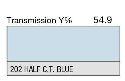 LEE Filters גליל פילטר 202 Half C.T. Blue