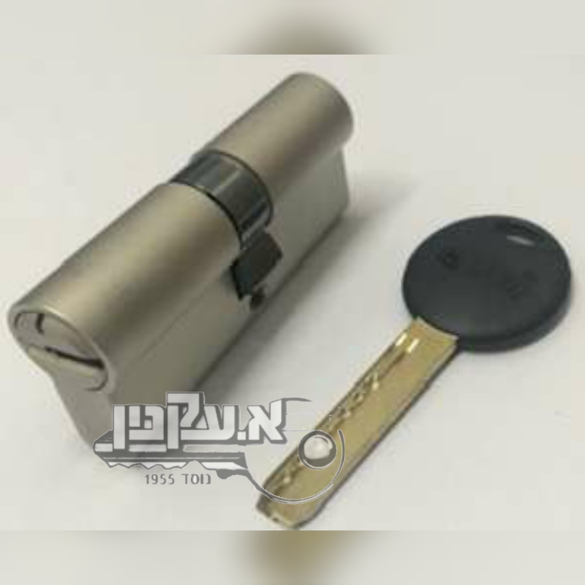 מנעול צילינדר מחורץ לשון 81 מ"מ, 7 PIN נבוב אחיד
