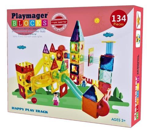 playmager- פליימאגר 134 חלקים לונה פארק 