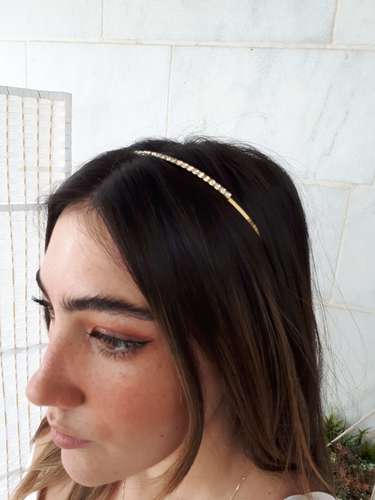 קשת פס יהלום זהב
