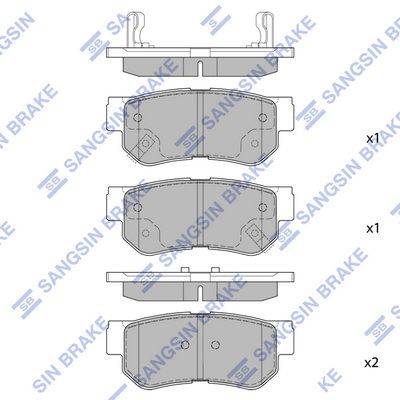 ‏רפידות בלם Hi-Q SP1117