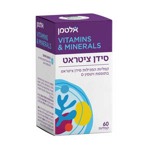 סידן ציטראט 60 טבליות
