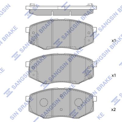 ‏רפידות בלם Hi-Q SP1374