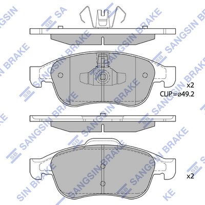 ‏רפידות בלם Hi-Q SP1390