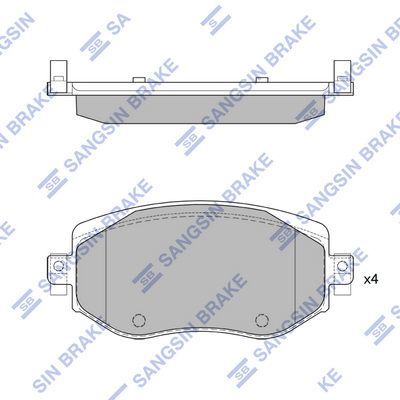 ‏רפידות בלם Hi-Q SP4329