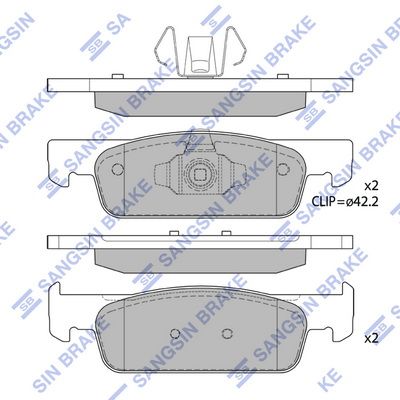 ‏רפידות בלם Hi-Q SP1787