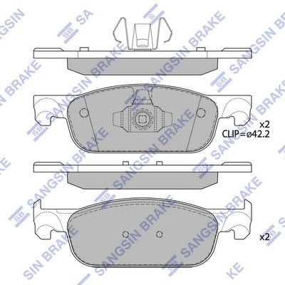 ‏רפידות בלם Hi-Q SP4054