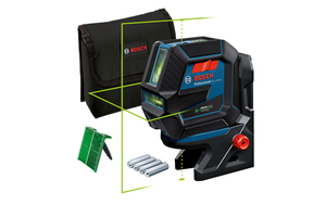פלס לייזר צלב ירוק GCL 2-50G כולל תושבת BOSCH