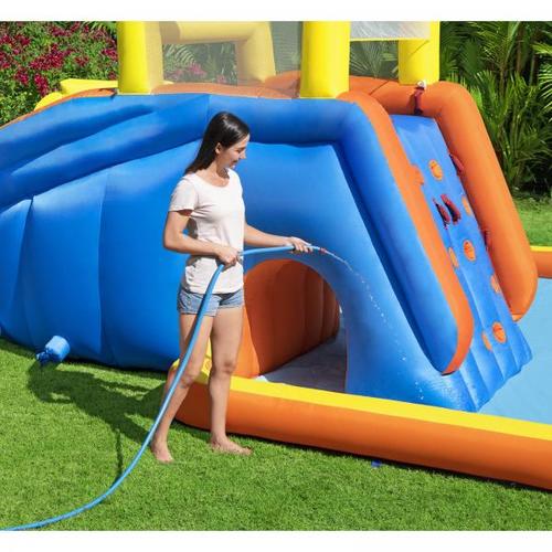 פארק מתנפח לילדים ענק מסלול מרוצים+כדורסל BESTWAY 53377