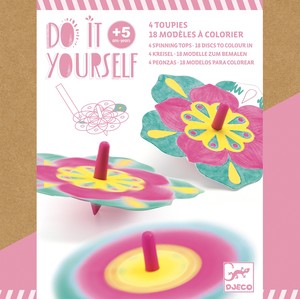 יצירה DIY - סביבונים פרחים-Djeco