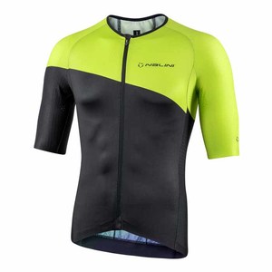 חולצה לרכיבת אופניים לגברים BAS ERGO LASER JERSEY 2021 | שחור-צהוב 