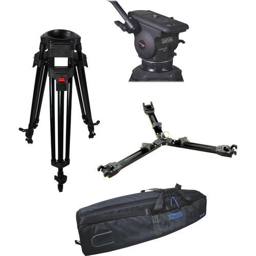 קיט חצובת אלומיניום עם ראש וידאו Cartoni Focus 18 1-stage ground Spreader
