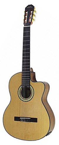 ‏גיטרה קלאסית מוגברת Walden N460CEQ 