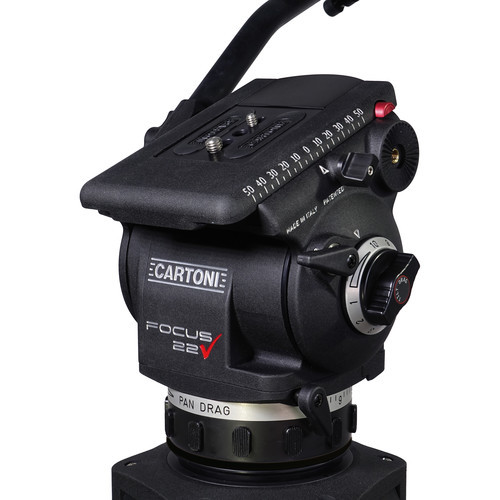 קיט חצובת אלומיניום עם ראש Cartoni Focus 22 SDS ALU System