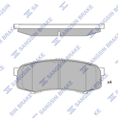 ‏רפידות בלם Hi-Q SP2040