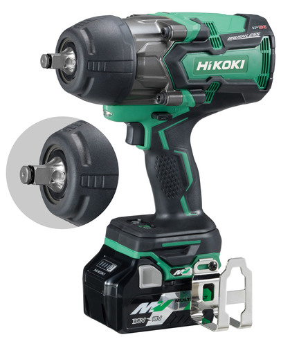 מפתח רטיטה נטען כולל 2 סוללות 5AH ומטען דגם HiKOKI WR36DB