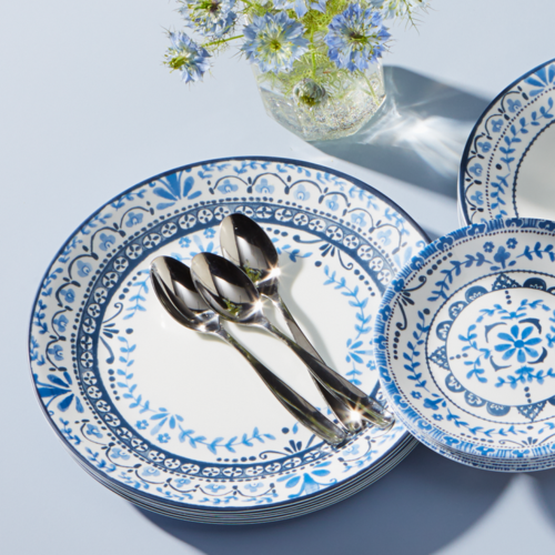 סט צלחות 24 חלקים, קורנינג פורטופינו | Cornnig Ware Portofino  
