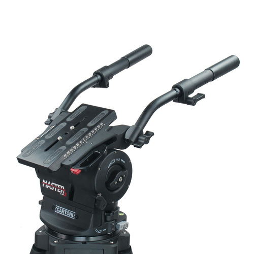 Cartoni Master MK2 Fluid Head flat base 