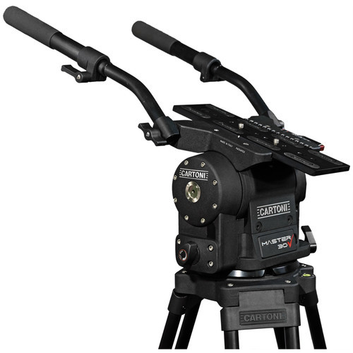 Cartoni master 30 fluid head flat base