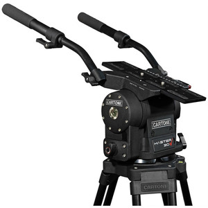 Cartoni master 30 fluid head flat base