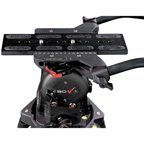 Cartoni master 30 fluid head flat base