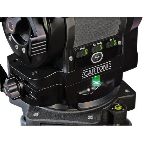 Cartoni master 40 fluid head flat base