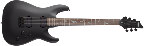 גיטרה חשמלית שחורה Schecter Damien 6 