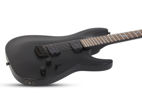 גיטרה חשמלית שחורה Schecter Damien 6 