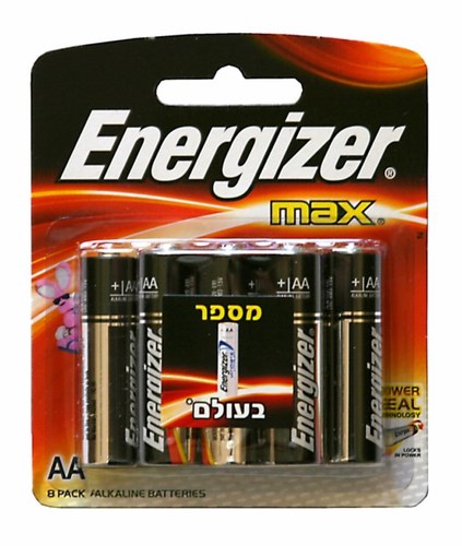  8 סוללות אלקליין Energizer AA