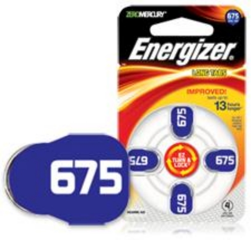 סוללות Energizer 675AIR למכשיר שמיעה - מארז 4 סוללות