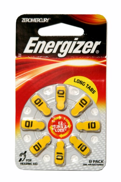 מארז 8 סוללות 10AIR למכשיר שמיעה Energizer