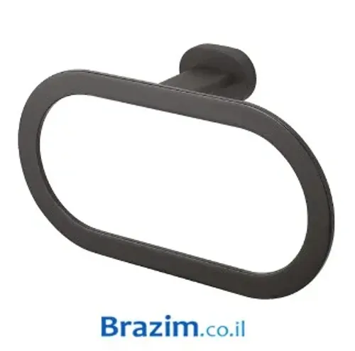 טבעת למגבת כפריס שחור דגם FD3009-MB מבית מיובי בסגנון מותאם למעצבים.