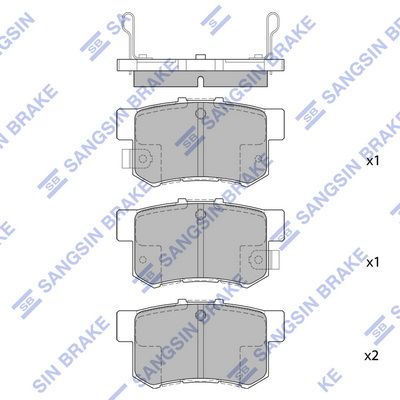 ‏רפידות בלם Hi-Q SP1368