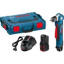 מברגה/מקדחה זוויתית BOSCH GWB 12V-10 כולל 2 סוללות 2AH במזוודת LBOXX