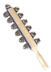13 פעמונים על ידית עץ 