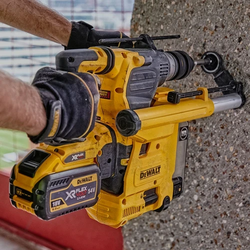 פטישון נטען בראשלס + פוטר אוטומטי מתחלף + 2 סוללות DeWALT DCH334X2 BRUSHLESS 54V 9Ah