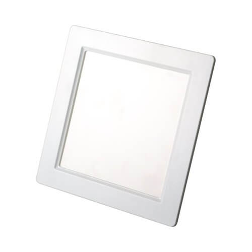 פאנל לד שקוע אינטגרלי מרובע 150X150 12W, אור קר