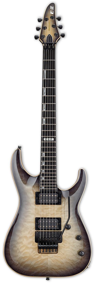 גיטרה חשמלית ESP E-II Horizon FR Black Natural Burst