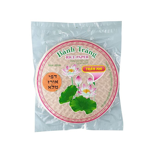 דפי אורז מלא ללא גלוטן גודל 22 250 גרם - banh trang 