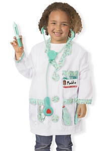 תחפושת רופא/ה לפורים ומשחקי דמיון 8 חלקים (גילאי 3-6 שנים)