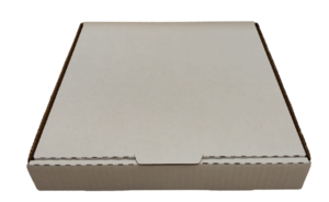קופסאות קרטונים לבנות לפיצה בצורת ריבוע 30X30X4 ס"מ 10 יחידות