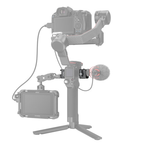 SmallRig 3025 תופסן NATO לאביזרים עבור גימבל DJI RS 2/RSC 2