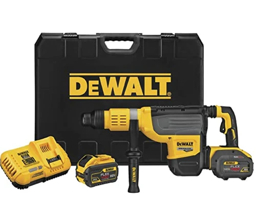 פטיש קידוח וחציבה נטען בראשלס + 2 סוללות DeWALT DCH773Y2 BL 54V 12Ah