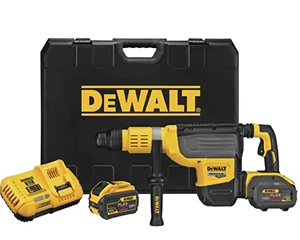 פטיש קידוח וחציבה נטען בראשלס + 2 סוללות DeWALT DCH773Y2 BL 54V 12Ah